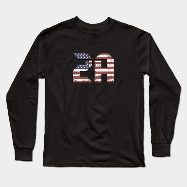 2nd Amendment Long Sleeve T-Shirt by Dennverse